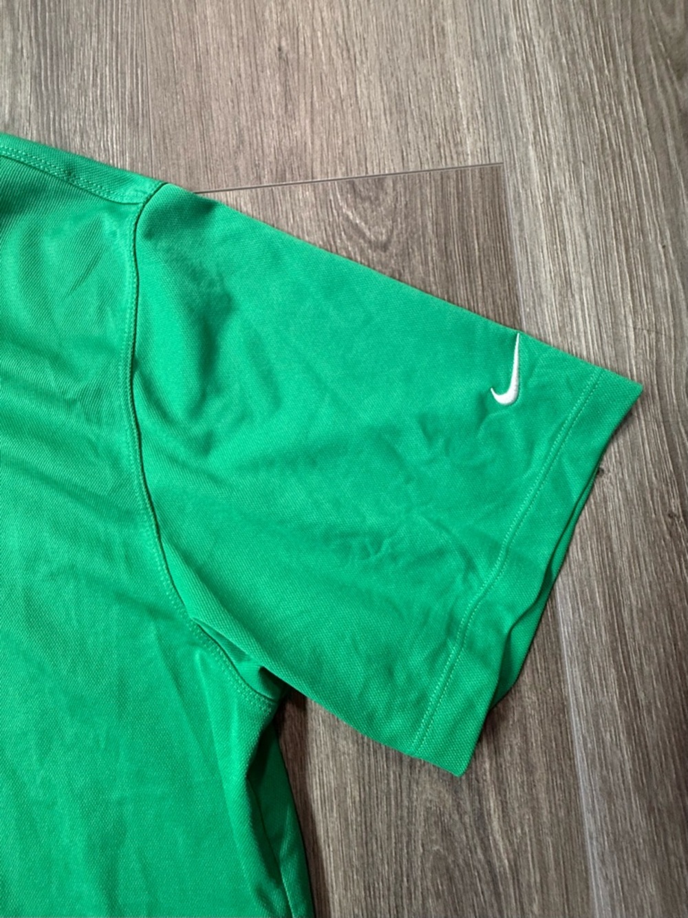 Nike Golf Green Polo & Navy/Green Stripe Polo Set Short Sleeve XL Dri Fit - Picture 6 of 11